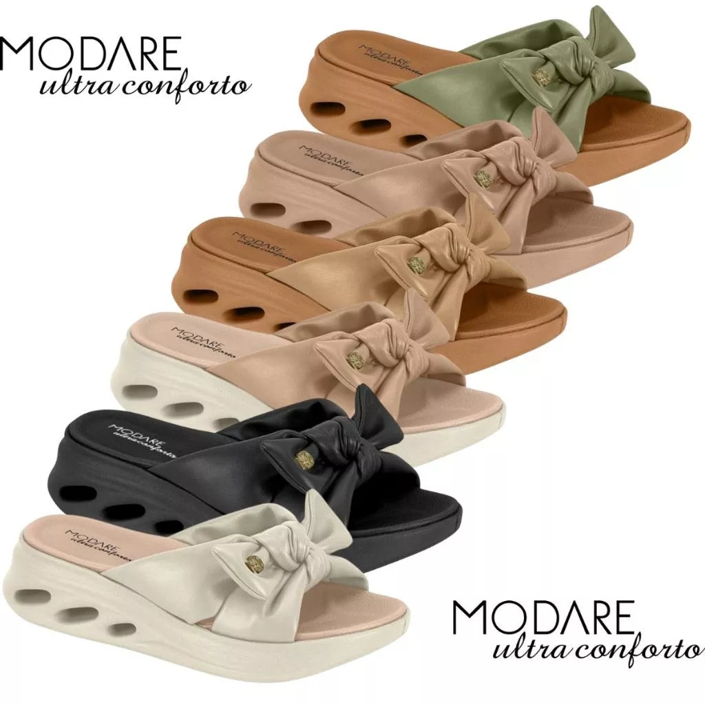 Sandália Slide Ortopédica Modare - Ultraconforto - Lançamento, Original